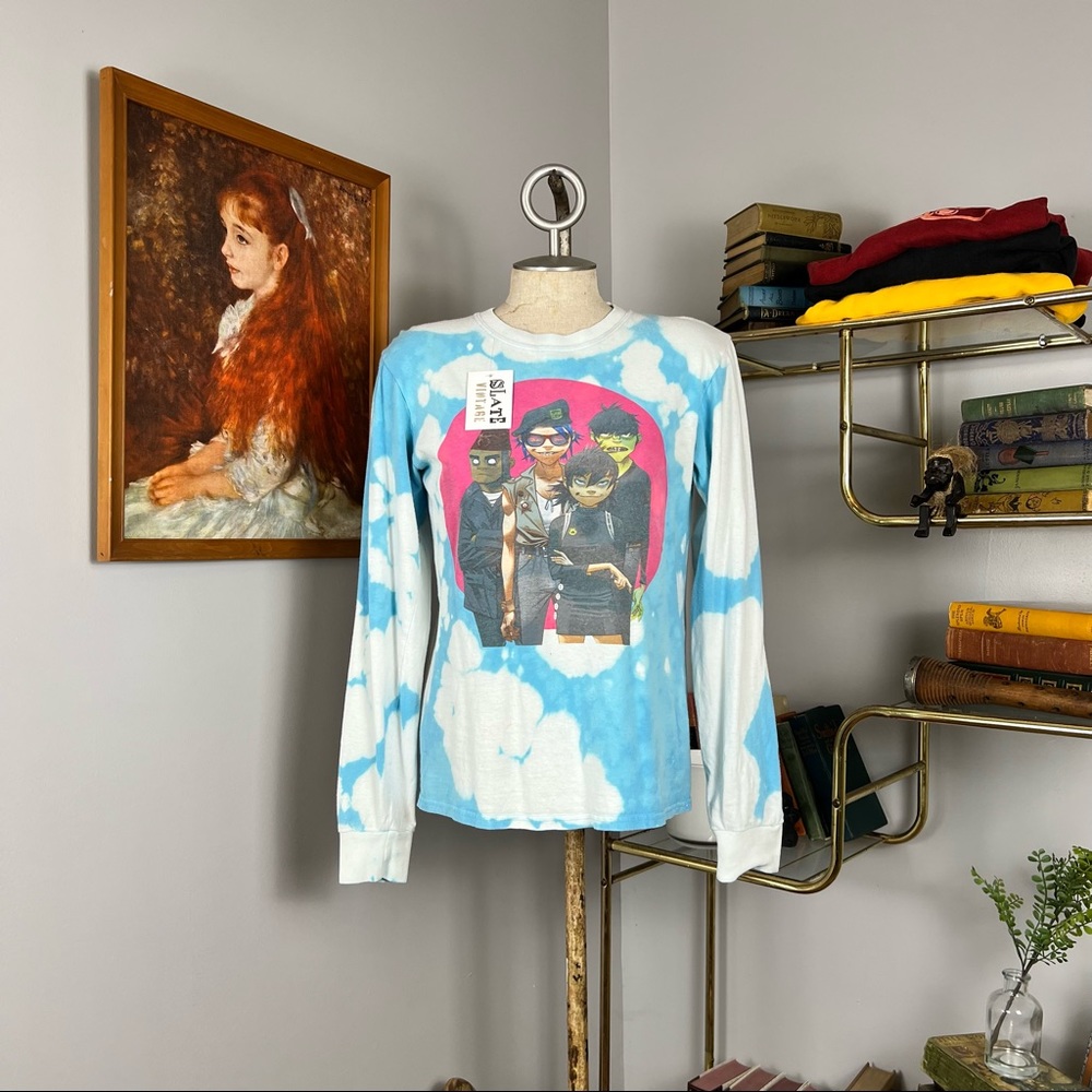 00s Bleach Dyed Gorillaz Long Sleeve Tee